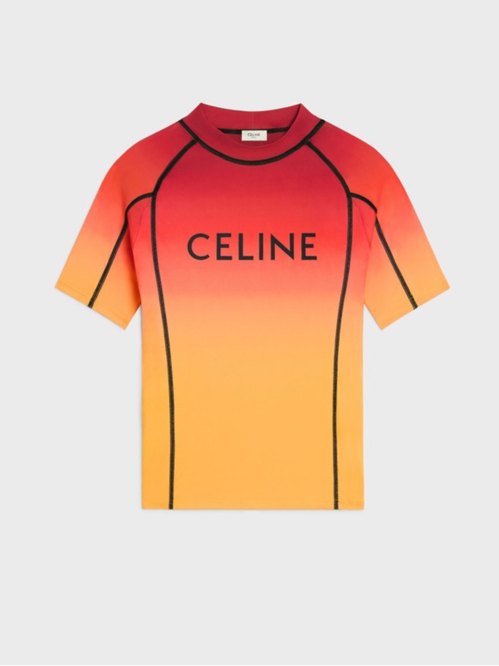 Celine Surf T-Shirt Anti-UV Sunset Lycra Men’s Large
